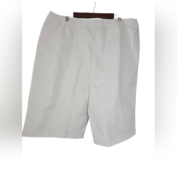 NWOT Turtle Bay New York White Shorts W/ Pockets ElasticWaist Size 2XL - Picture 2 of 8